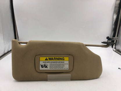 2004-2008 Acura TL Passenger Sun Visor Sunvisor Tan Illuminated OEM E04B19072