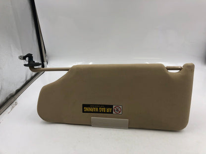 2004-2008 Acura TL Passenger Sun Visor Sunvisor Tan Illuminated OEM E04B19072