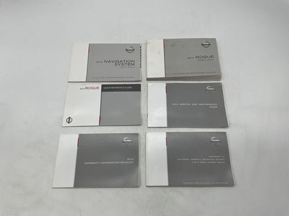 2014 Nissan Rogue Owners Manual Set with Case OEM A02B17022