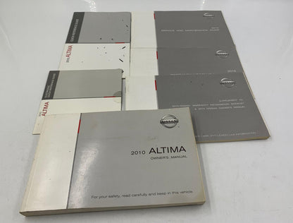 2010 Nissan Altima Owners Manual Set OEM D01B51046