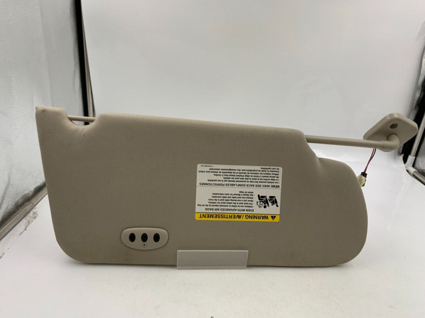 2009 Ford Flex Driver Sun Visor Sunvisor Beige OEM E01B37063