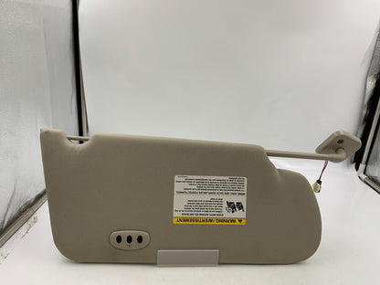 2009 Ford Flex Driver Sun Visor Sunvisor Beige OEM E01B37063