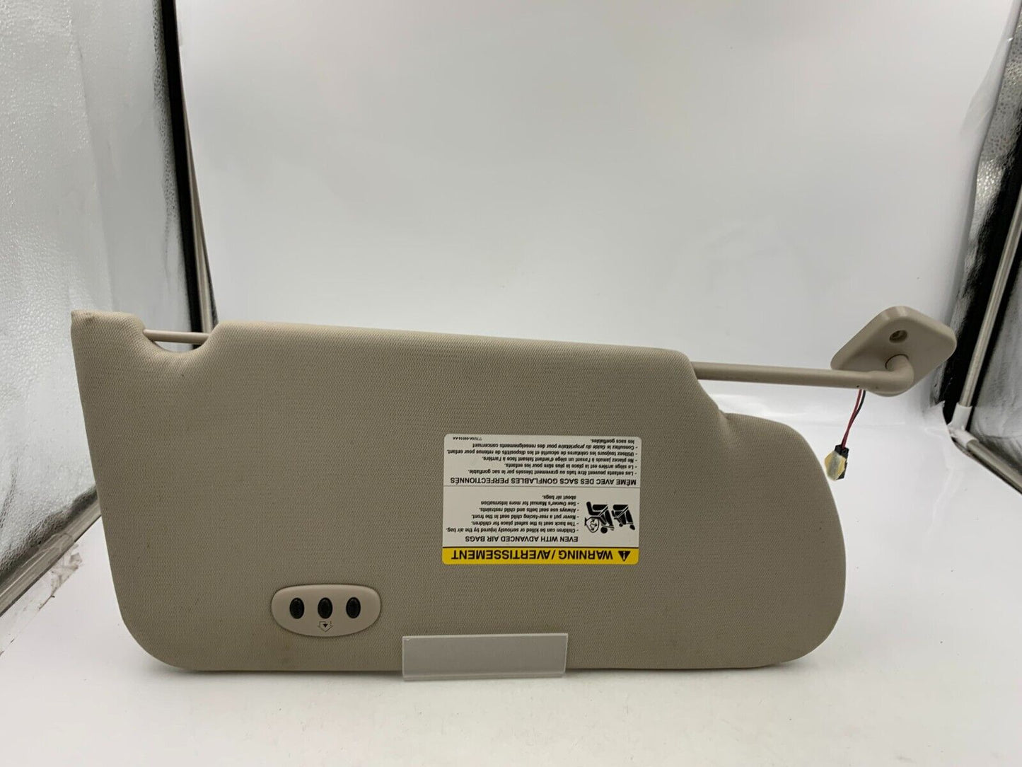 2009 Ford Flex Driver Sun Visor Sunvisor Beige OEM E01B37063