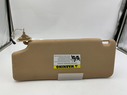 2007-2010 BMW X3 Passenger Sun Visor Sunvisor Illuminated Tan OEM D04B11048