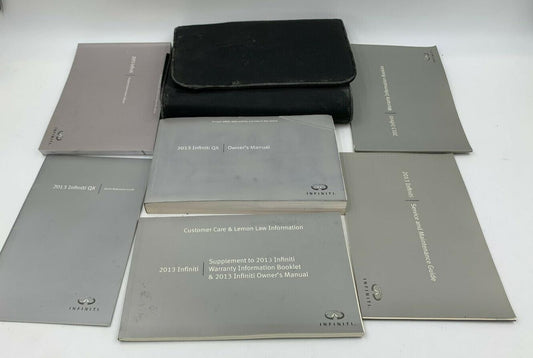 2013 Infiniti QX Owners Manual Set with Case OEM B04B14022