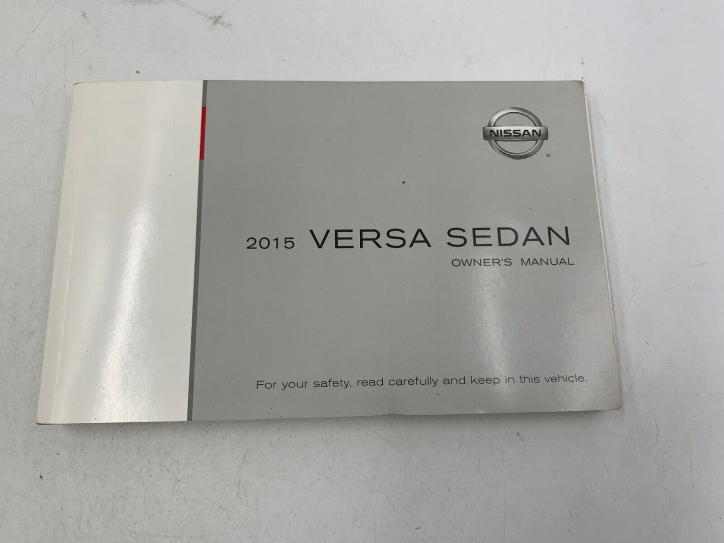 2015 Nissan Versa Sedan Owners Manual Set with Case OEM D01B35025