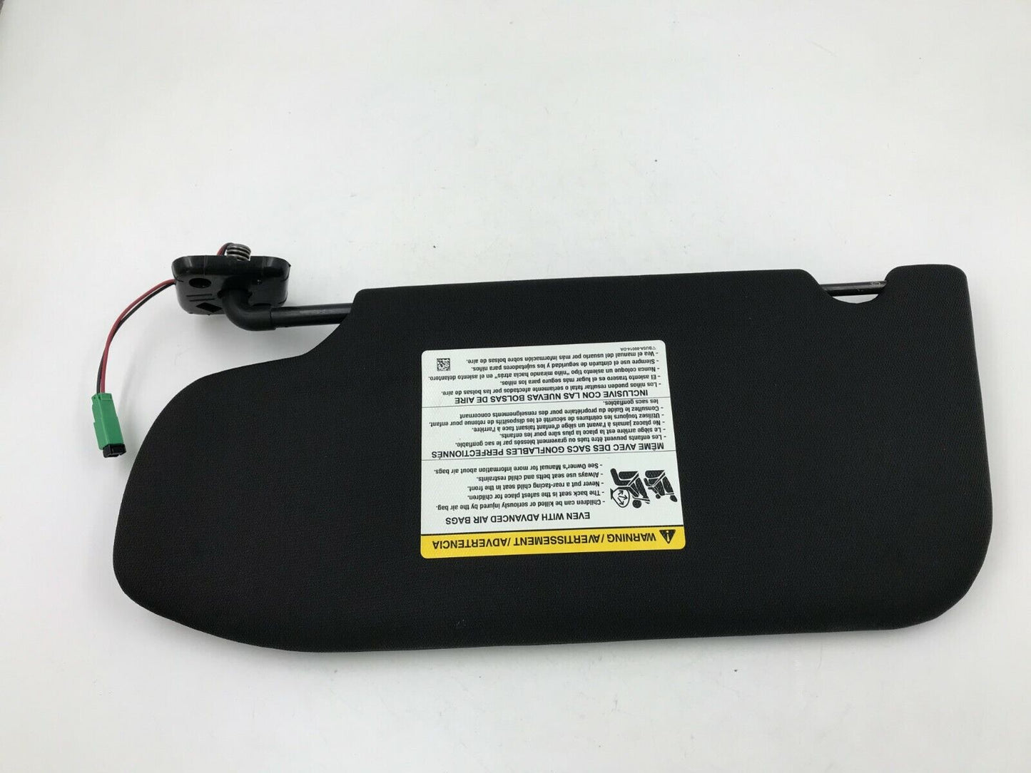 2013-2019 Ford Taurus Passenger Sun Visor Sunvisor Charcoal Illuminate E01B40003