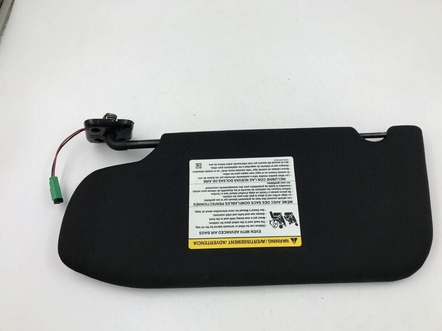 2013-2019 Ford Taurus Passenger Sun Visor Sunvisor Charcoal Illuminate E01B40003