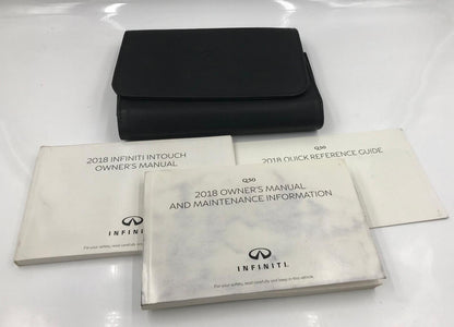 2018 Infiniti Q50 Owners Manual Handbook Set with Case OEM B04B14020