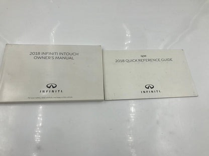 2018 Infiniti Q50 Owners Manual Handbook Set with Case OEM B04B14020