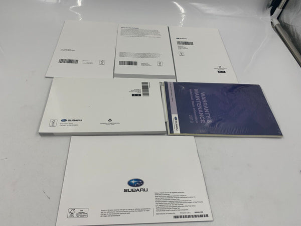 2019 Subaru Impreza Owners Manual Set with Case OEM E03B54062