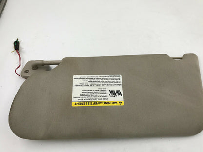 2009-2012 Ford Flex Passenger Sun Visor Sunvisor Gray Illuminated G01B39002