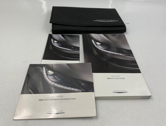 2015 Chrysler 200 Owners Manual Handbook with Case OEM D03B50044