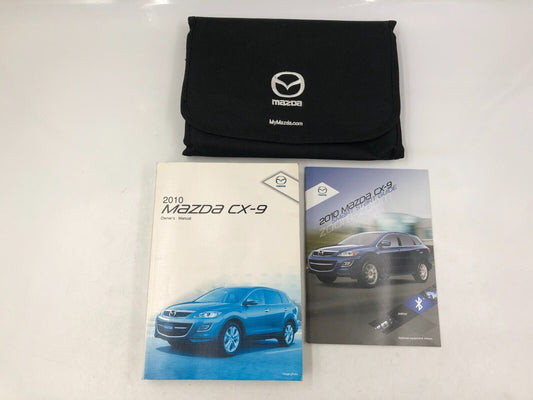 2010 Mazda CX-9 CX9 Owners Manual Handbook Set with Case OEM A03B03037