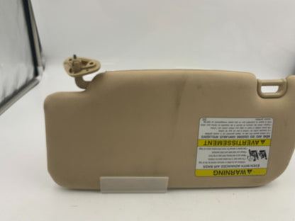 2006-2008 Subaru Forester Passenger Sun Visor Sunvisor Tan OEM D04B39025