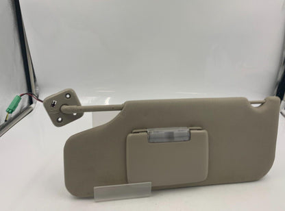 2010-2011 Ford Taurus Driver Sun Visor Sunvisor Beige Illuminated OEM C01B29020