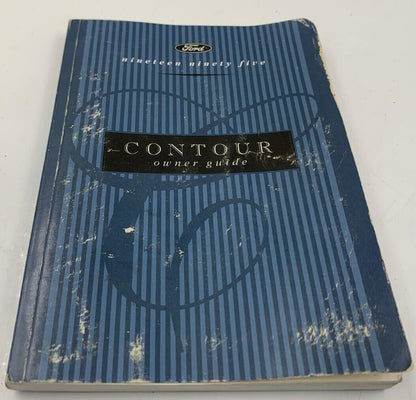 1995 Ford Contour Owners Manual Handbook OEM G03B21042