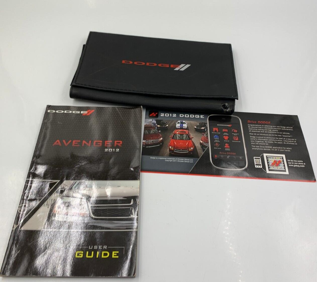 2012 Dodge Avenger Owners Manual Handbook Set with Case OEM G03B34017