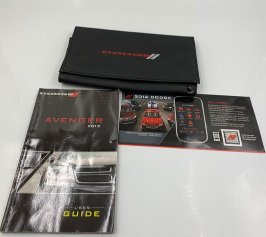 2012 Dodge Avenger Owners Manual Handbook Set with Case OEM G03B34017