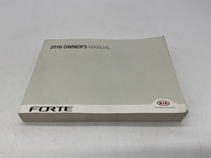 2016 Kia Forte Owners Manual Handbook OEM D01B26020