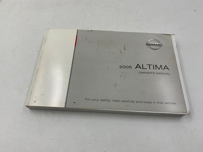 2005 Nissan Altima Sedan Owners Manual Handbook Set with Case OEM F04B42053