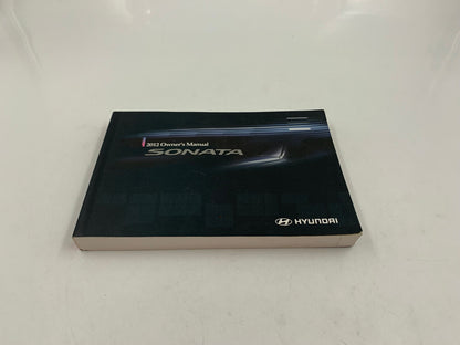 2012 Hyundai Sonata Owners Manual Handbook Set with Case OEM D01B04047