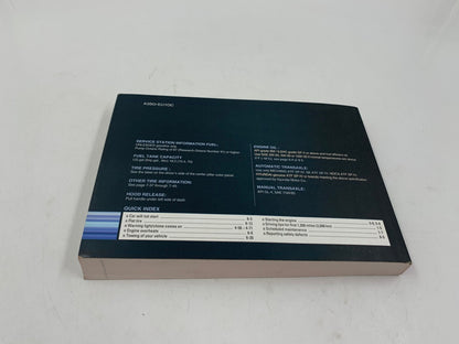 2012 Hyundai Sonata Owners Manual Handbook Set with Case OEM D01B04047