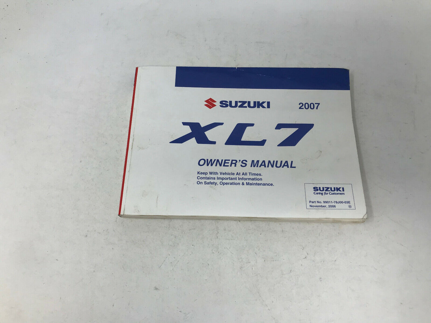 2007 Suzuki Vitara Owners Manual Handbook Set with Case OEM G04B06010