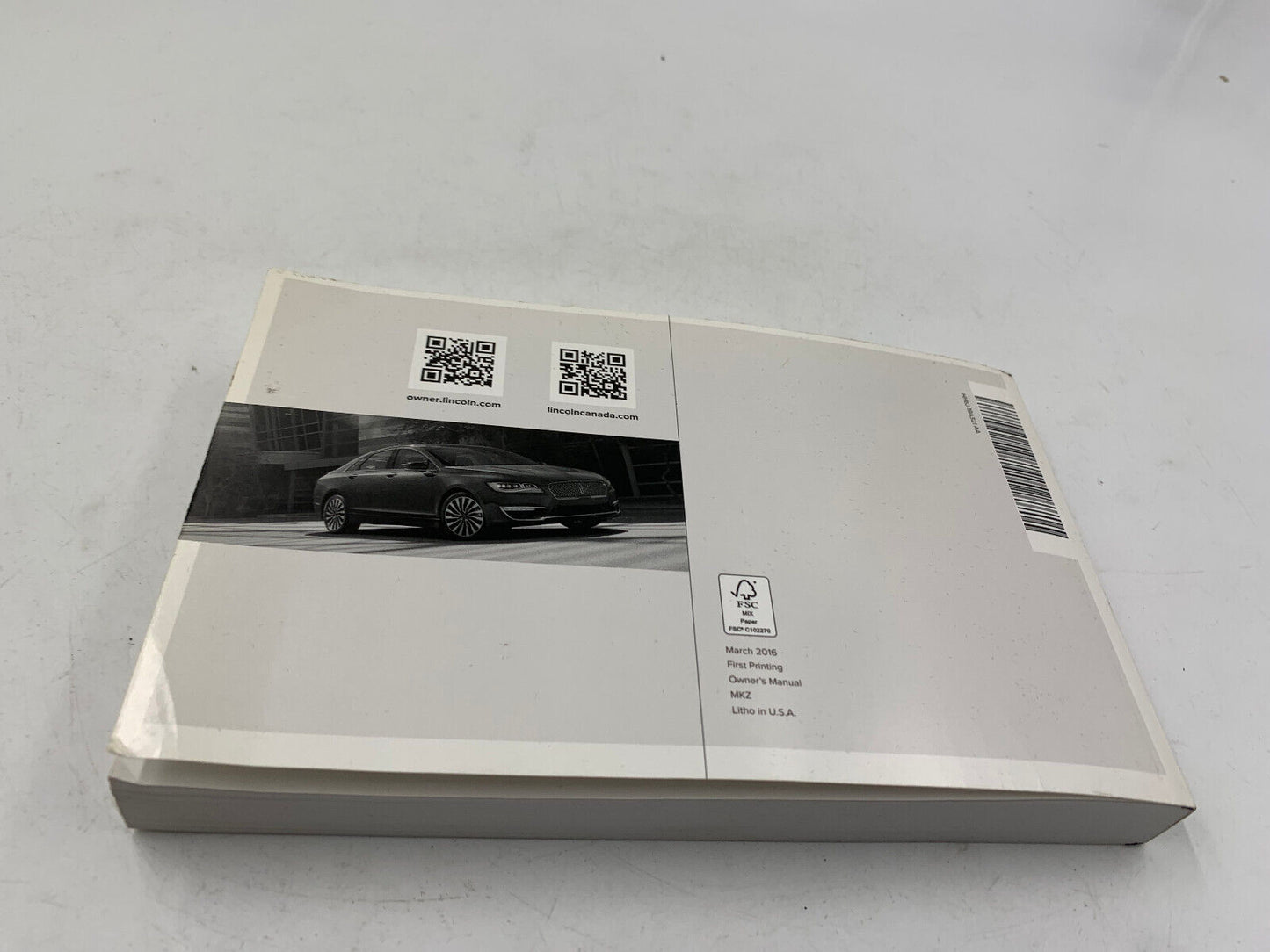 2013 Lincoln MKZ Owners Manual Set with Case OEM F04B55053