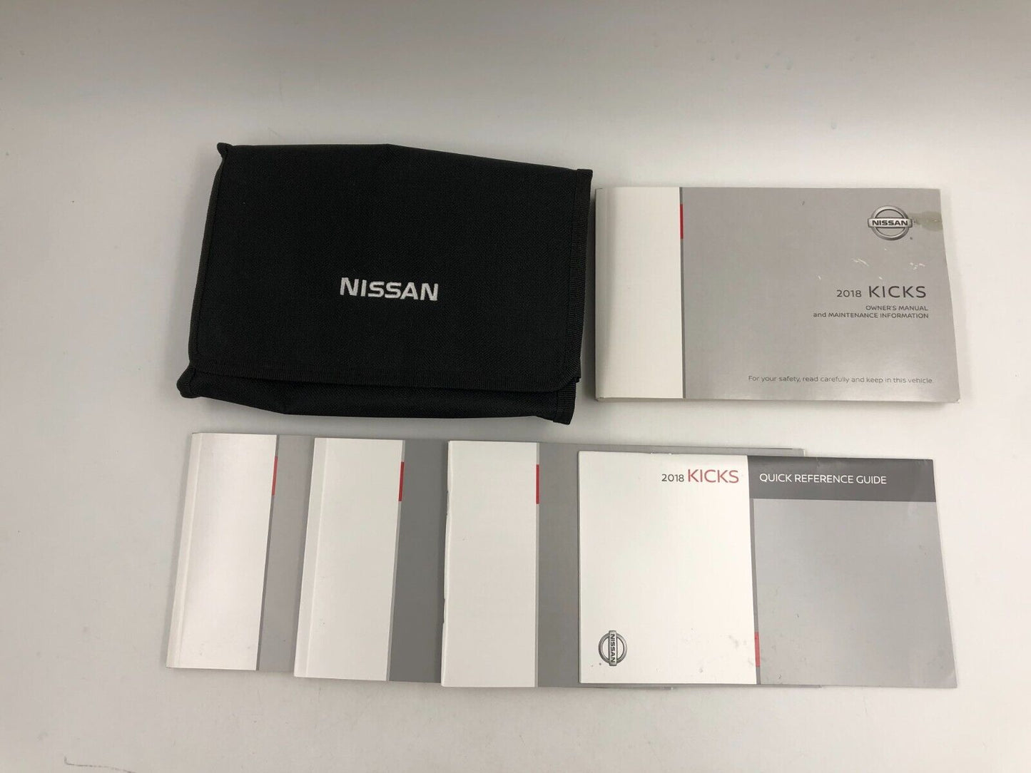 2018 Nissan Kicks Sedan Owners Manual Handbook Set with Case OEM F03B11019