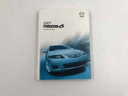 2007 Mazda 6 Owners Manual with Case OEM F03B11015