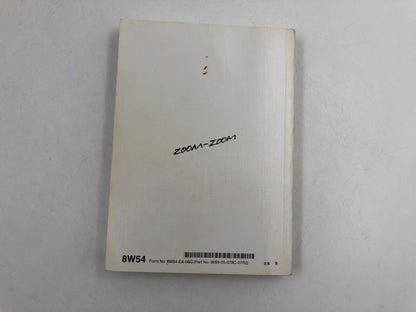 2007 Mazda 6 Owners Manual with Case OEM F03B11015