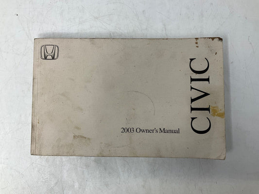 2003 Honda Civic Owners Manual OEM A02B41020