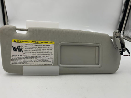 2009-2012 Audi A4 Passenger Sun Visor Sunvisor Gray Illuminated OEM F01B03056