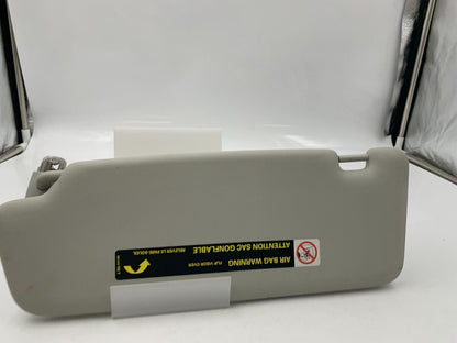 2009-2012 Audi A4 Passenger Sun Visor Sunvisor Gray Illuminated OEM F01B03056