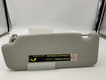 2009-2012 Audi A4 Passenger Sun Visor Sunvisor Gray Illuminated OEM F01B03056