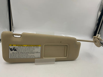 2010-2011 Lexus ES350 Passenger Sun Visor Sunvisor Tan OEM A04B53044