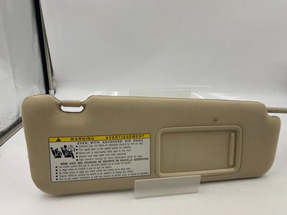 2010-2011 Lexus ES350 Passenger Sun Visor Sunvisor Tan OEM A04B53044