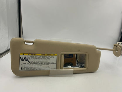 2010-2011 Lexus ES350 Passenger Sun Visor Sunvisor Tan OEM A04B53044