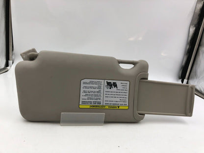 2013-2015 Nissan Versa Passenger Sun Visor Sunvisor Gray OEM A03B09044