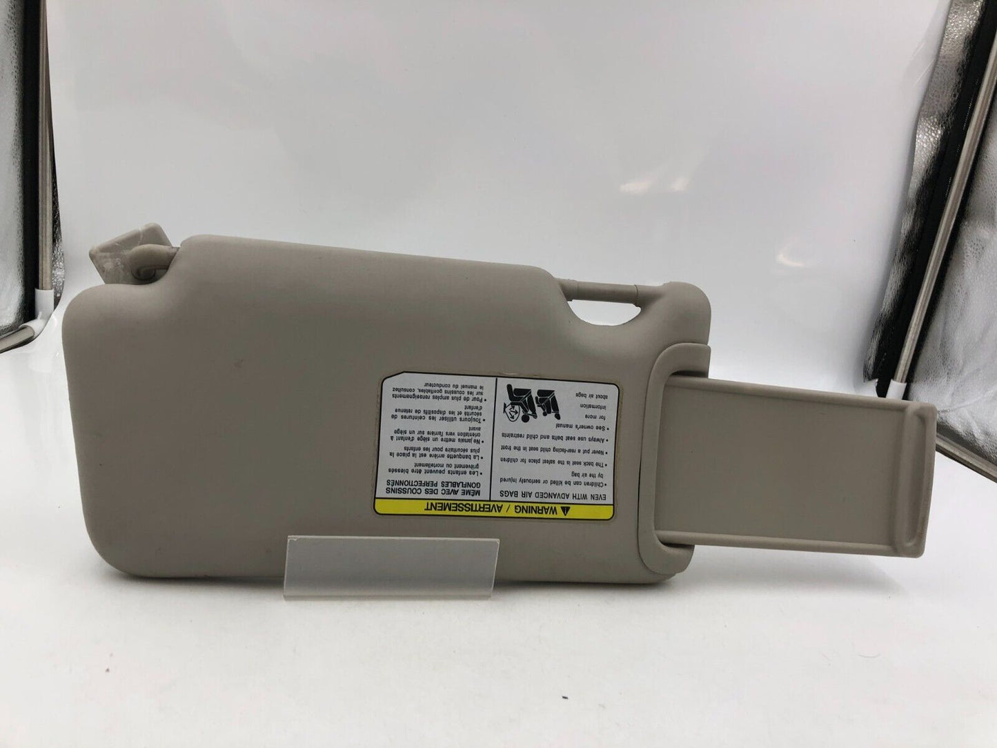 2013-2015 Nissan Versa Passenger Sun Visor Sunvisor Gray OEM A03B09044