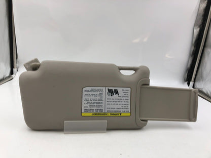 2013-2015 Nissan Versa Passenger Sun Visor Sunvisor Gray OEM A03B09044