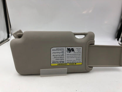 2013-2015 Nissan Versa Passenger Sun Visor Sunvisor Gray OEM A03B09044