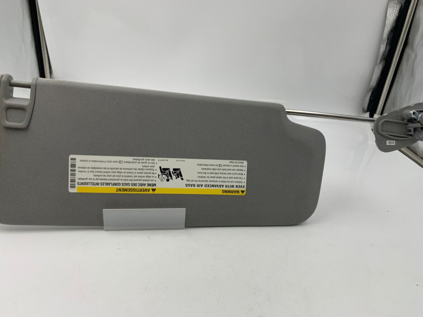 2014-2019 GMC Sierra 1500 Driver Sun Visor Sunvisor Gray OEM F01B03058