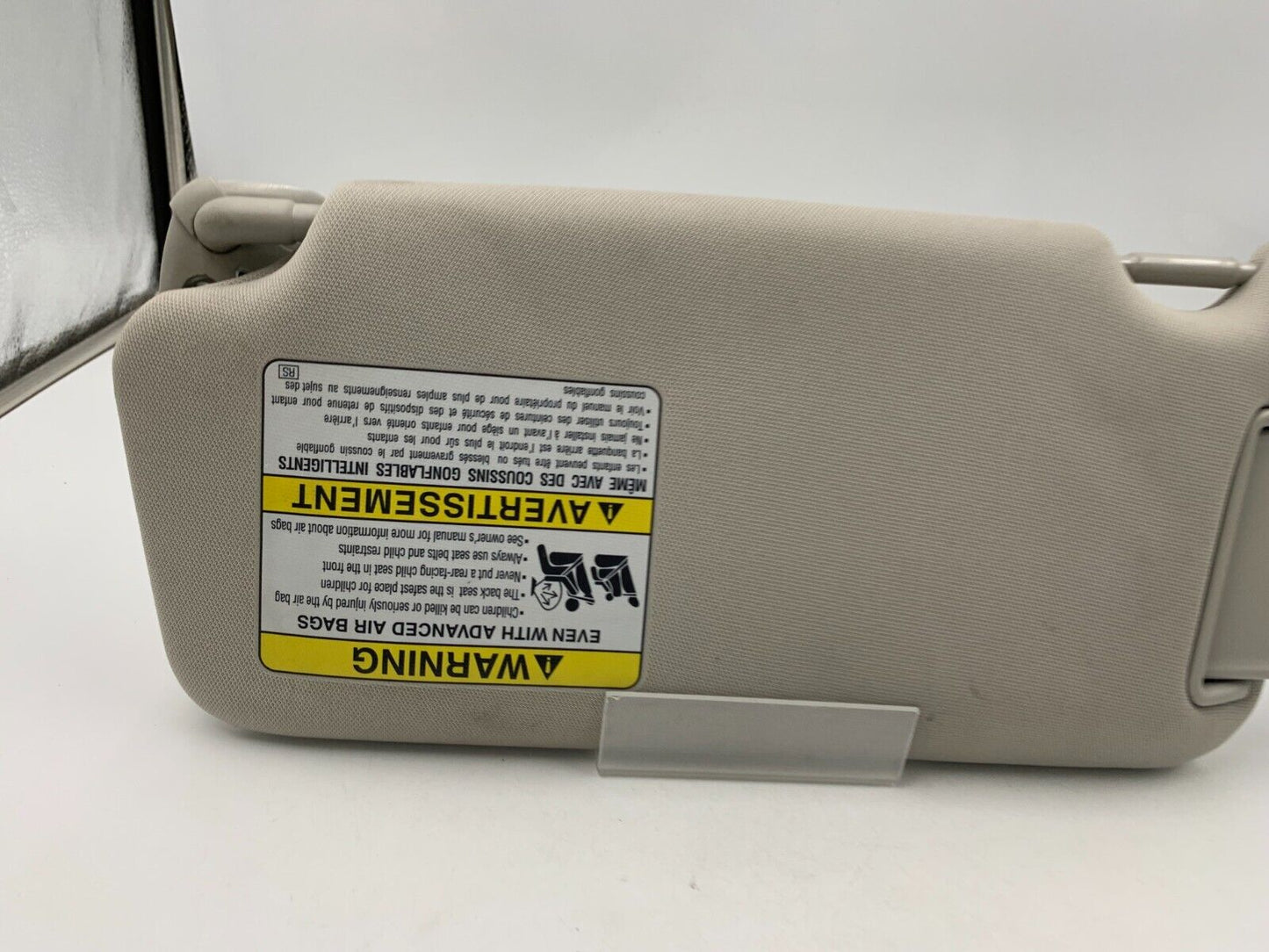 2010-2014 Subaru Legacy Passenger Sun Visor Sunvisor Gray Illuminated G02B16052