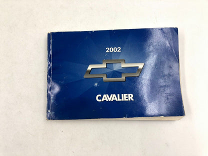 2002 Chevrolet Cavalier Owners Manual Handbook OEM D03B52023