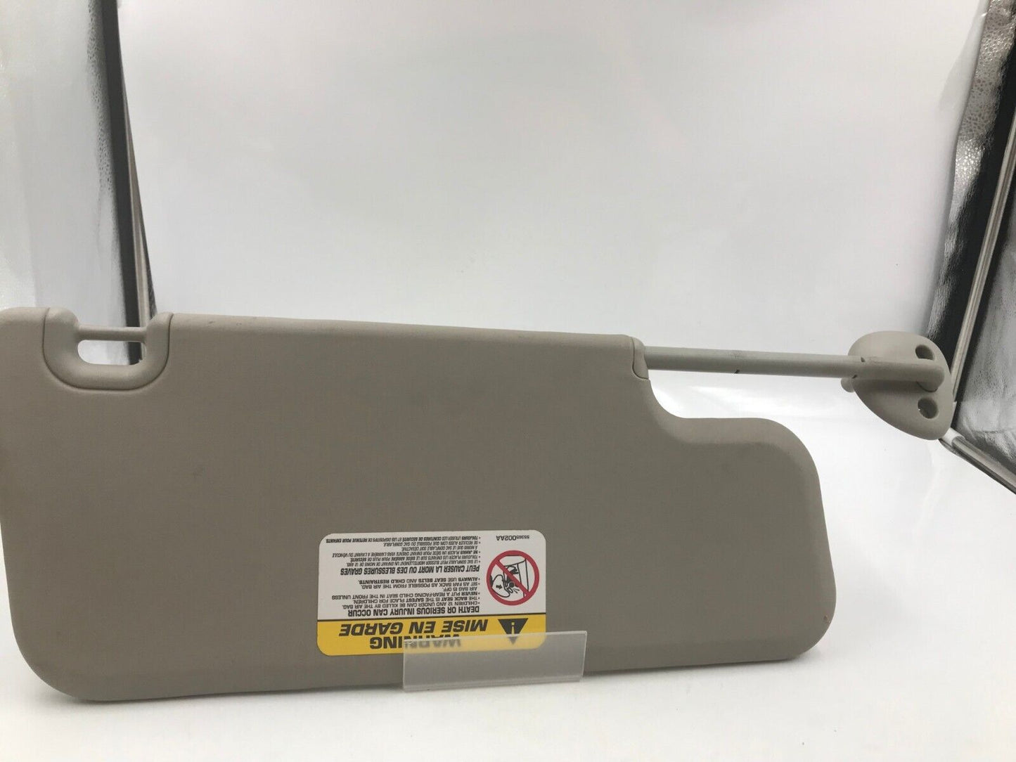 2009-2012 Dodge Ram 2500 Driver Sun Visor Sunvisor Gray OEM G01B43068