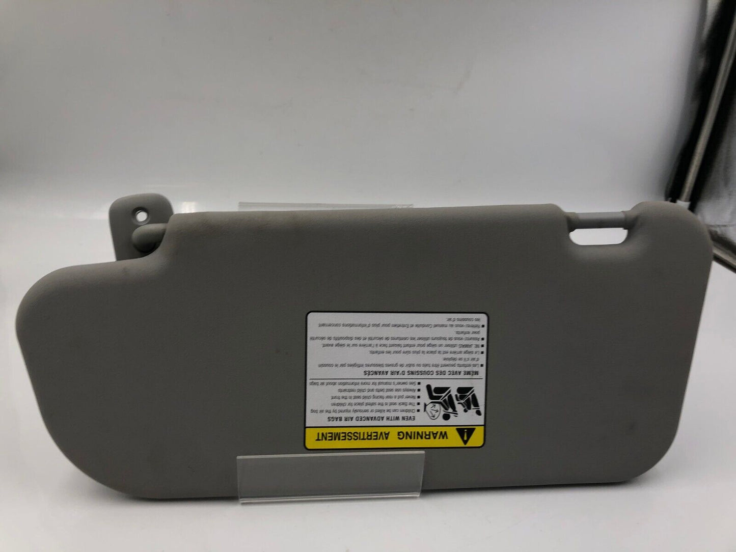 2007-2009 Mazda 3 Passenger Sun Visor Sunvisor Gray OEM H01B22070