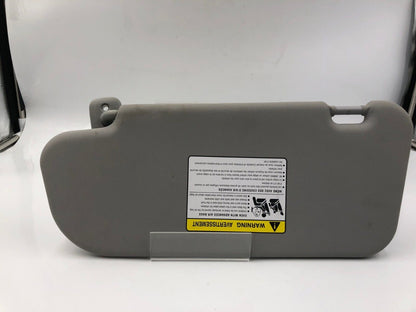 2007-2009 Mazda 3 Passenger Sun Visor Sunvisor Gray OEM H01B22070