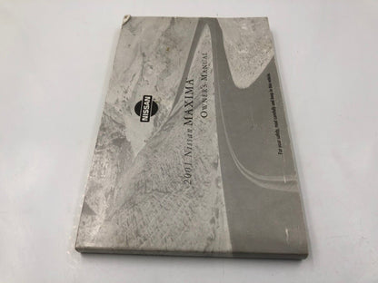 2001 Nissan Maxima Owners Manual Handbook OEM A02B28040